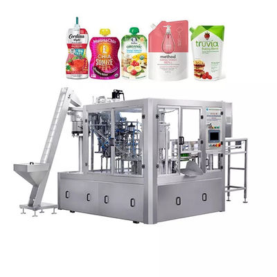 Vollautomatische Spültasche Füllung Kappenmaschine Saft Puree Spültasche Füllung und Kappenmaschine