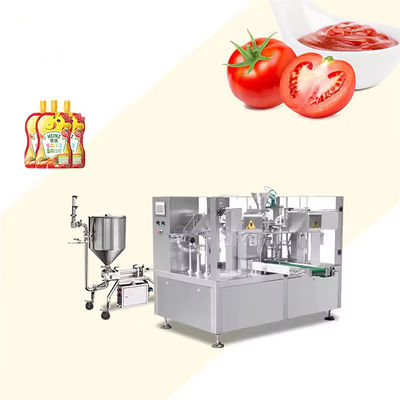 Hochgeschwindigkeit 10-40Taschen/min 8,5KW Doypack vorgefertigte Taschenverpackungsmaschine mit 2100×1500×1520mm Abmessungen