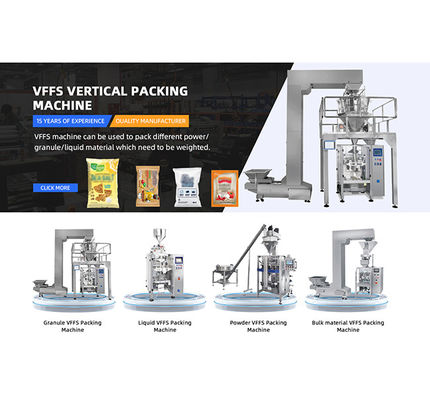 WL620 Vertikalform Fülldichtungsmaschine SUS304 Energieeffizient