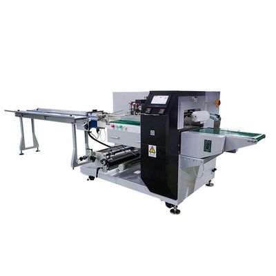 WZ220 Automatische Kissenverpackungsmaschine für Lebensmittel, Verpackungsfolientyp PP, PVC, PS, EVA usw.