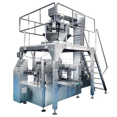 Intelligente Beutelverpackungsmaschine 3 Beutel pro Sekunde ±0,1g Genauigkeit 304 Edelstahlgehäuse
