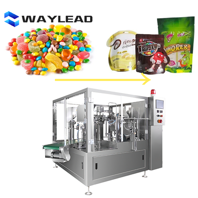 Industriefertige automatische Verpackungsmaschine für die Füllung von Nüssen und Snacks mit flüssigem Pulver